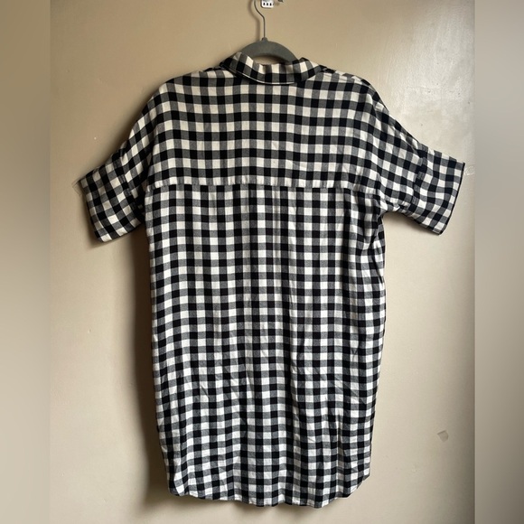 Madewell gingham button down dress size S - Picture 6 of 9